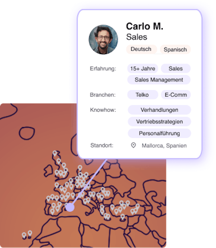 Beschreibung der Fähigkeiten von einem yoummday Talent