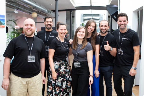 Teamfoto vom yoummday Talent Support Team