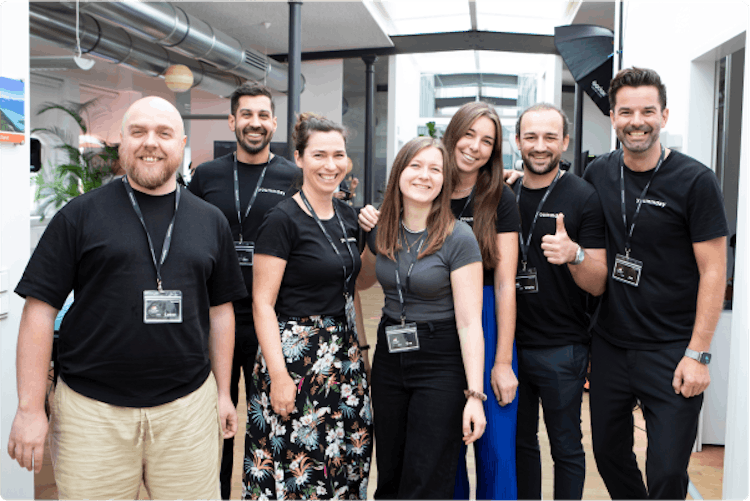 Teamfoto vom yoummday Talent Support Team