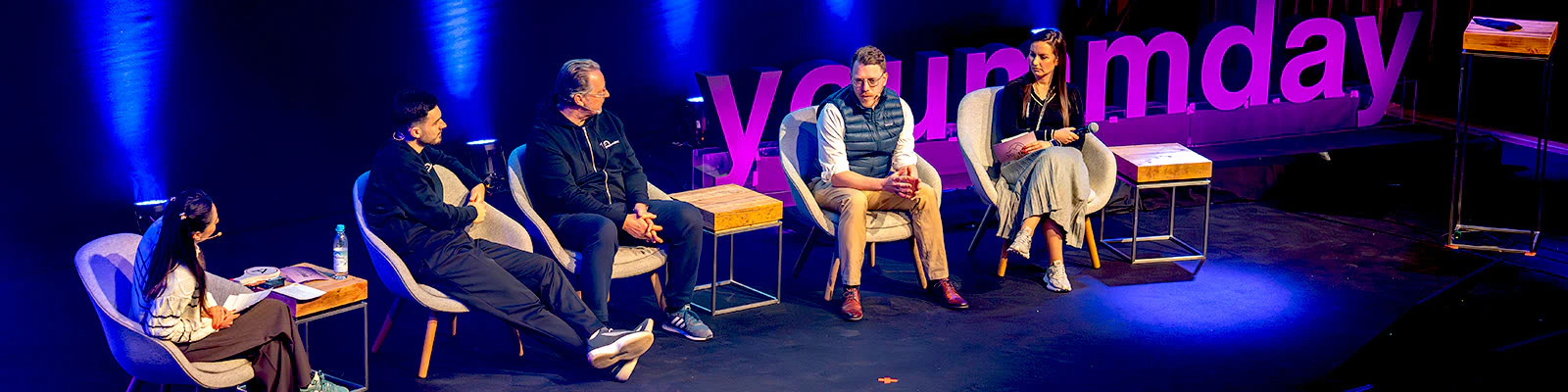 yoummday Talent Summit – Panel-Diskussion auf der Bühne