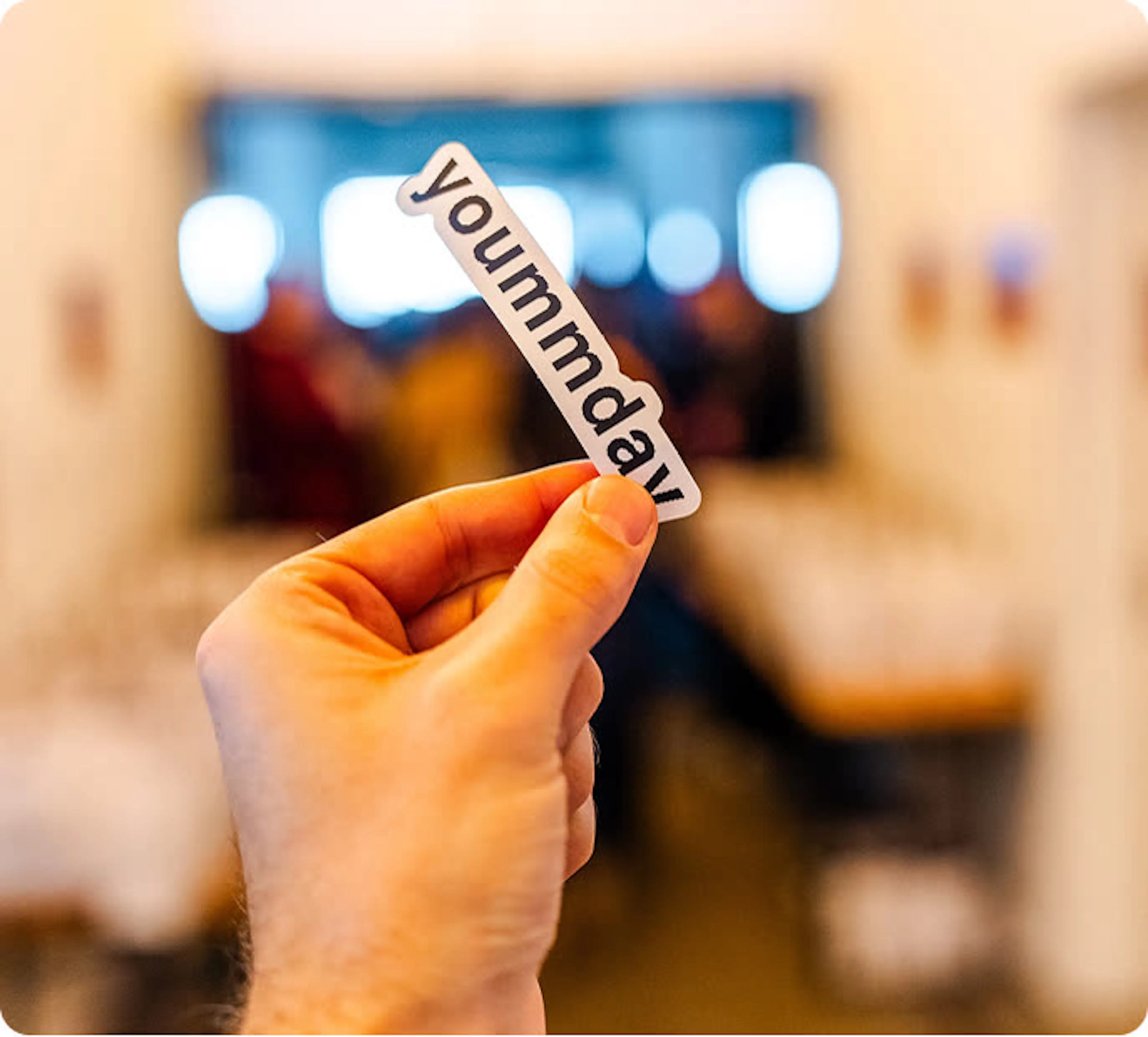 yoummday team member in conversation – mission to create 'You Made My Day' moments
