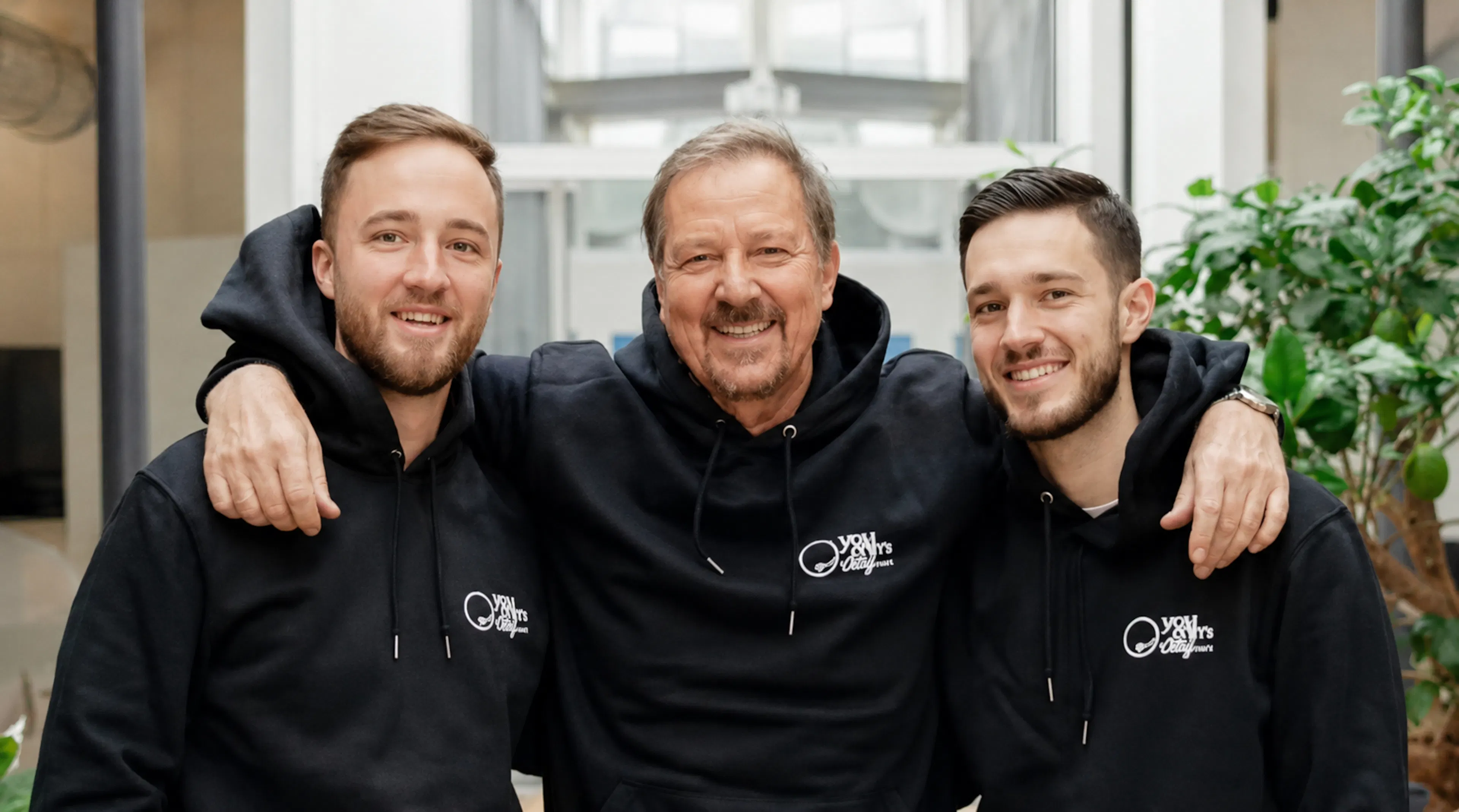 Klaus, Pablo und Lion Harisch — yoummday Gründerfamilie