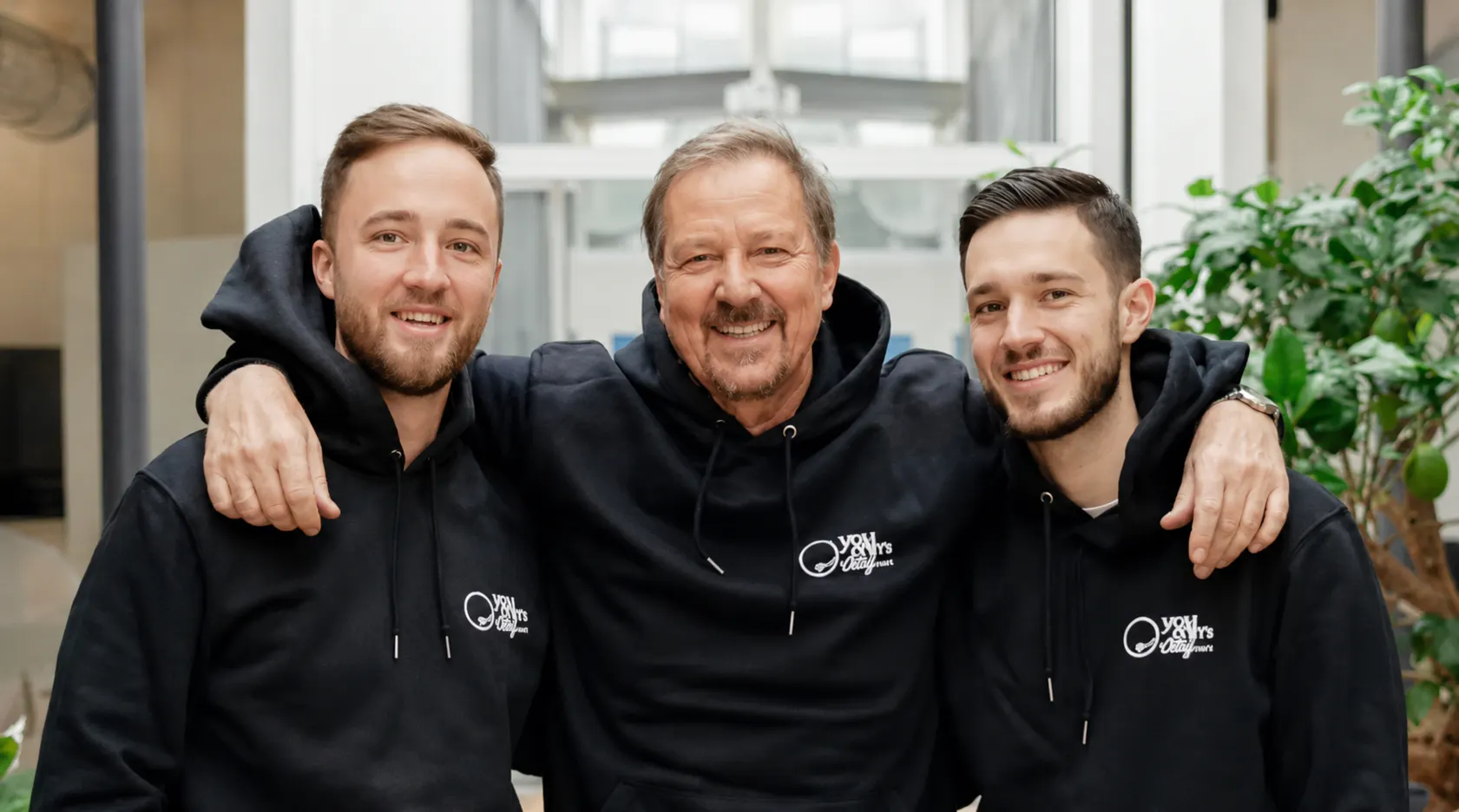 Klaus, Pablo und Lion Harisch — yoummday Gründerfamilie